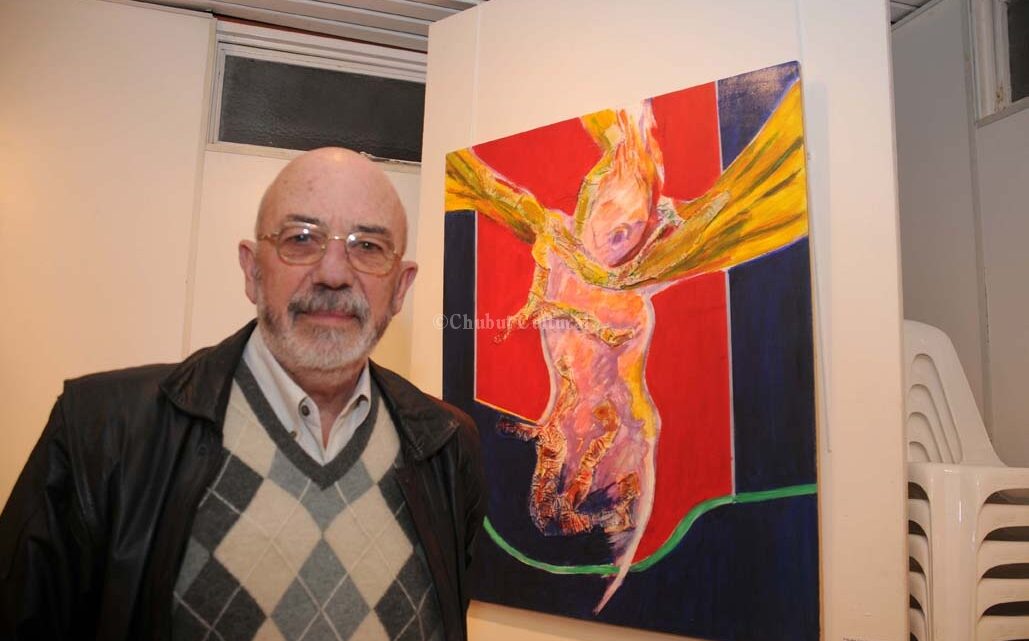 Anoche presento su muestra Jorge Saint Jean