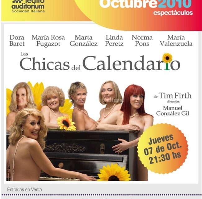Las chicas del Calendario se presentan en el Auditórium