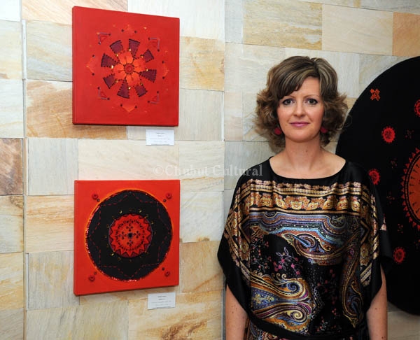 Obras textiles de Vanesa Jones en el Yene Hué