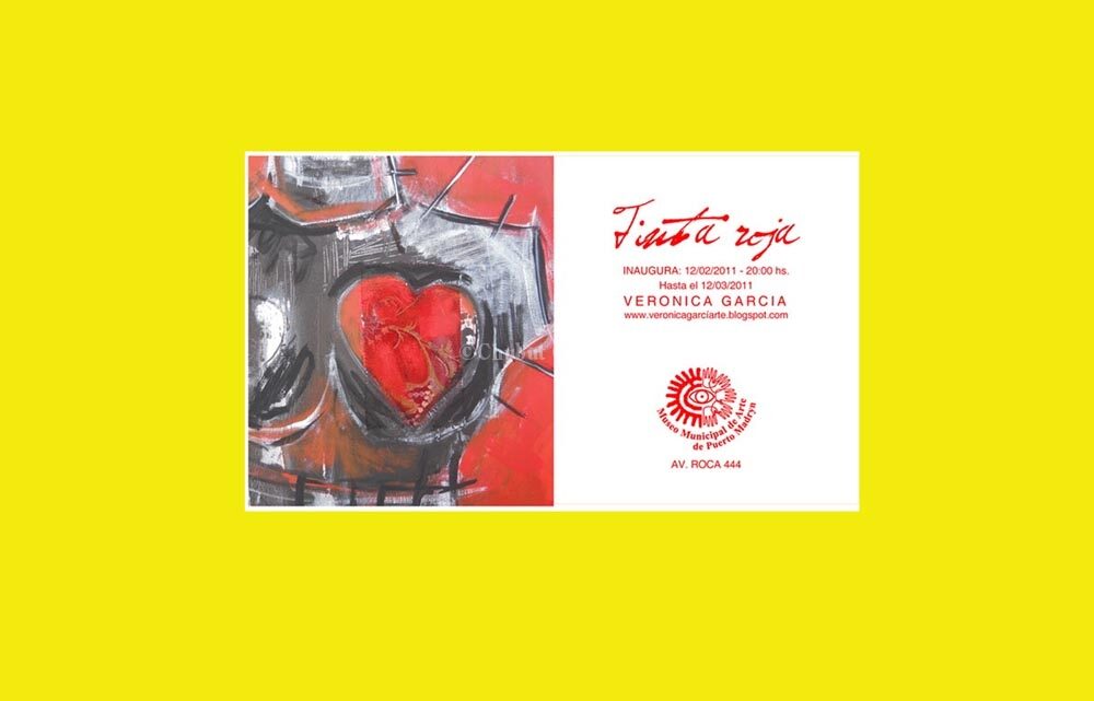 Inauguración muestra «Tinta Roja» de VERÓNICA GARCÍA