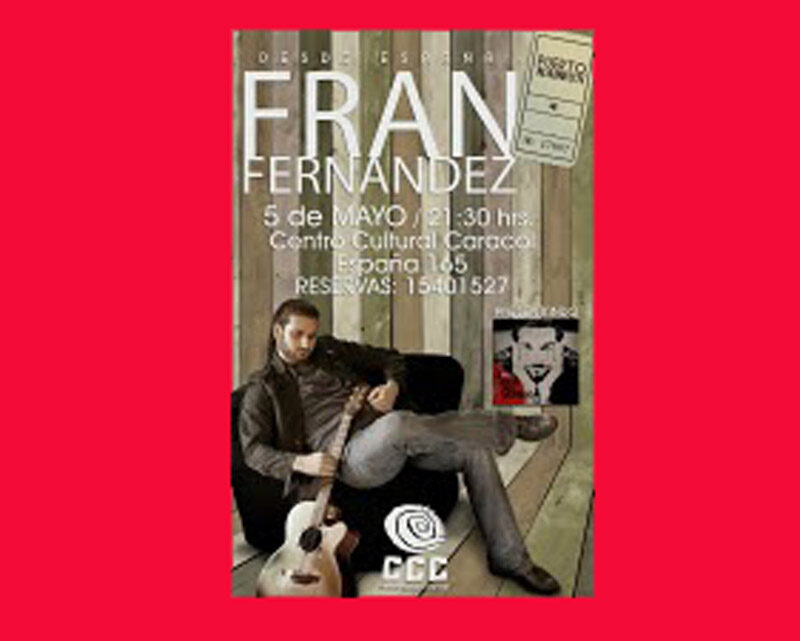 Fran Fernandez, el cantautor español en Madryn!!!