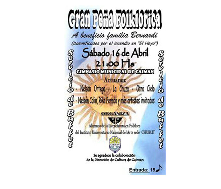 PEÑA FOLKLORICA en GAIMAN
