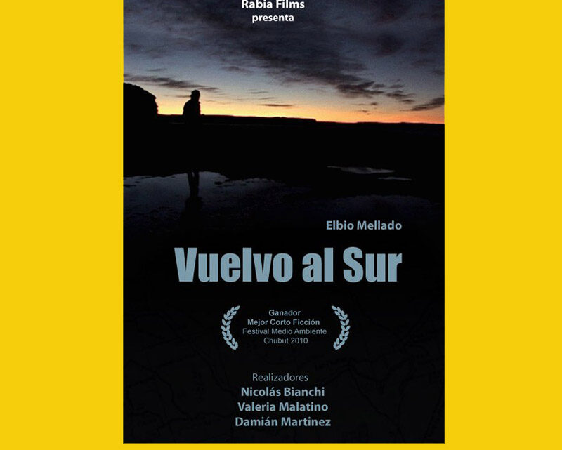 Proyección del cortometraje Vuelvo al sur en Piramides