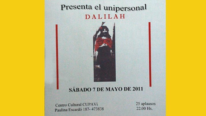 Alicia Torres reedita su unipersonal “Dalilah”