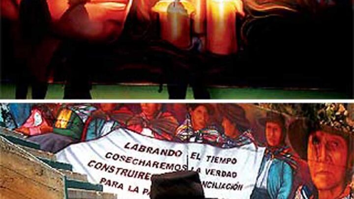 Visita de muralista peruano