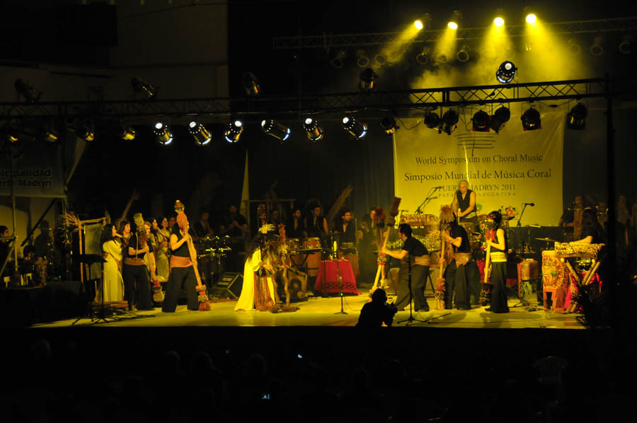 Música autóctona sobre el escenario