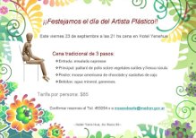 CENA POR EL DÍA DEL ARTISTA PLÁSTICO