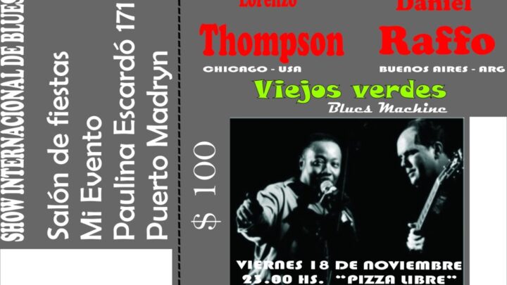 Cena show con Lorenzo Thompson