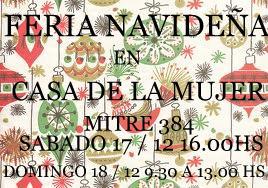 Feria navideña en la Casa de la Mujer