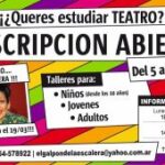 Inscripciones abiertas para Teatro