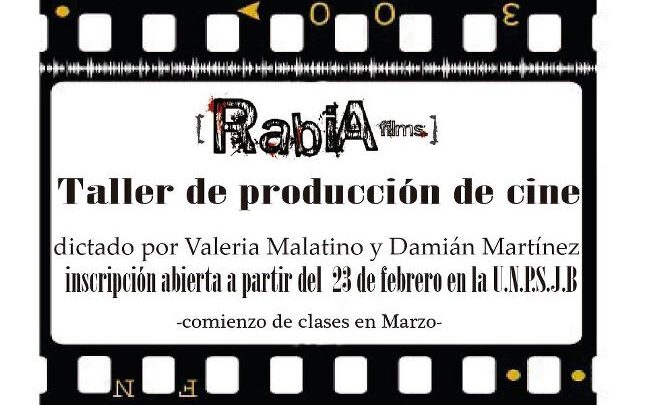 Inscripciones abiertas para Taller de Cine