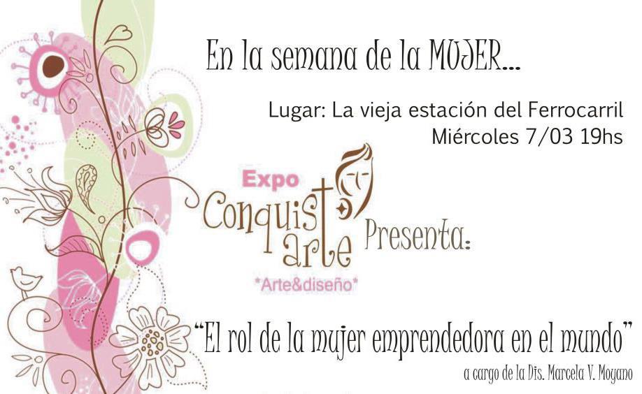 Expo Mujer ConquistArte el domingo