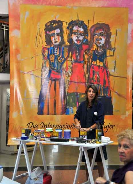 Las mujeres pintan su día