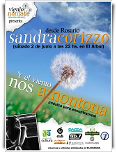 Sandra Corizzo en el primer año de Viento Nómade