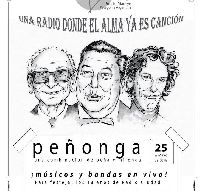 «Peñonga» por el cumple de Radio Ciudad
