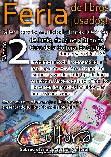 FERIA DE LIBROS USADOS EN CULTURA