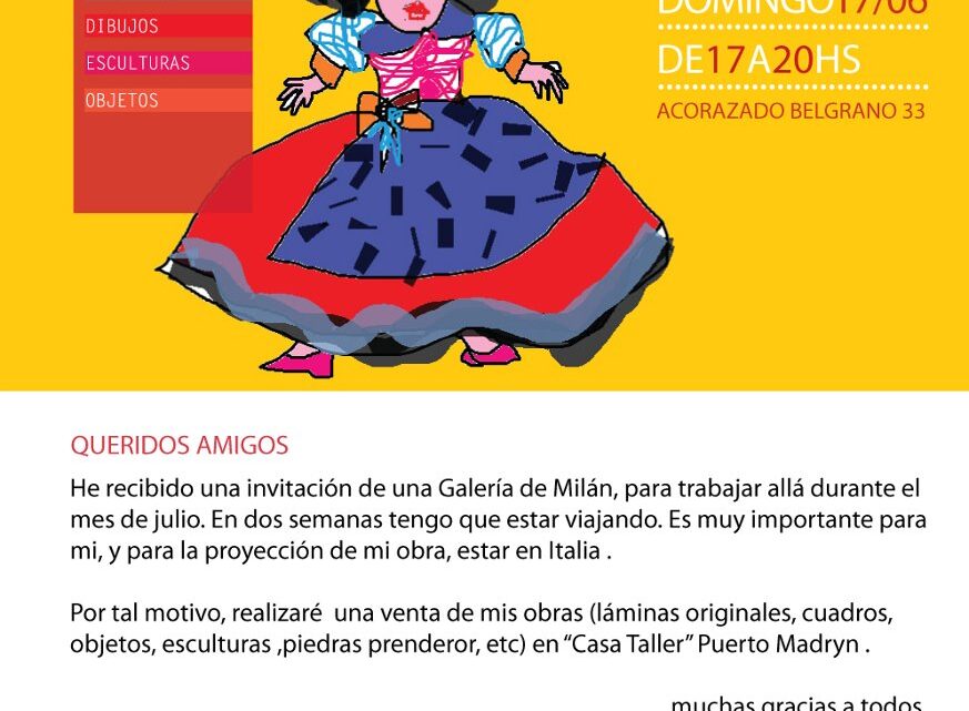 Venta en la Casa Taller de Verónica García