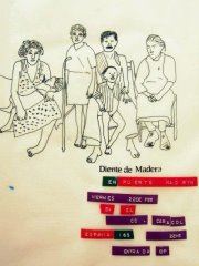 DIENTE DE MADERA EN EL CARACOL