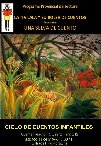 A ESCUCHAR CUENTOS LOS SÁBADOS DE MAYO