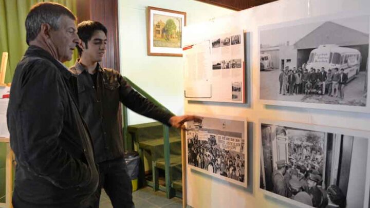 Comenzó muestra fotográfica en el marco de los 30 años de democracias