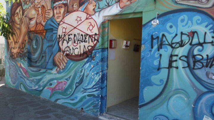 Repudio a las pintadas que arruinaron el mural del Centro Cultural Caracol