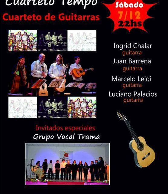 CUARTETO DE GUITARRAS Y TRAMA EL SABADO 7