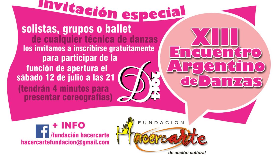 SUMARSE AL ENCUENTRO NACIONAL DE DANZAS