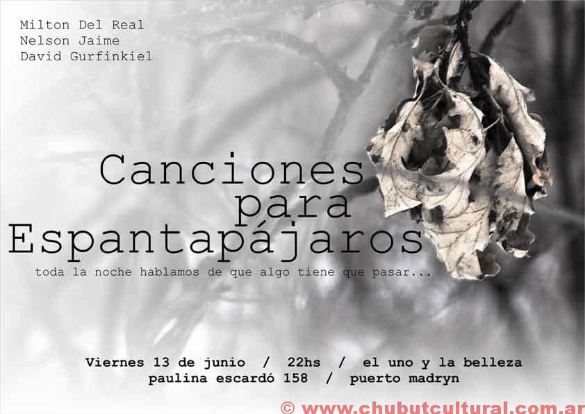 CANCIONES PARA ESPANTAPÁJAROS EN EL » UNO Y LA BELLEZA «