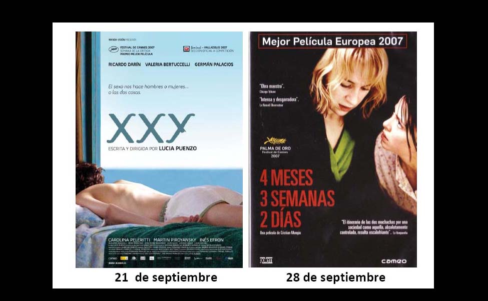 SEPTIEMBRE  “CINE DEBATE “ EN EL UNO Y LA BELLEZA