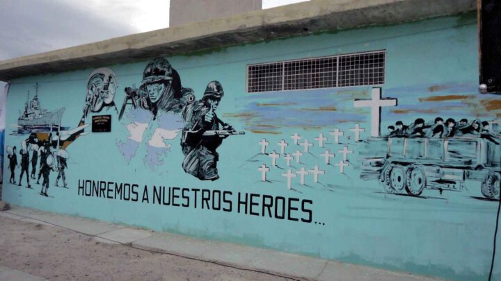INAUGURARON MURAL EN HOMENAJE A LOS HÉROES DE MALVINAS
