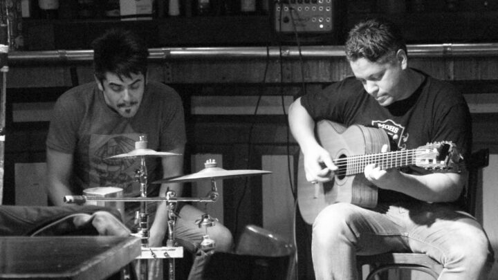 JUAN SOLCO Y MARTIN MARTINEZ EN EL «TEATRO DEL MUELLE»