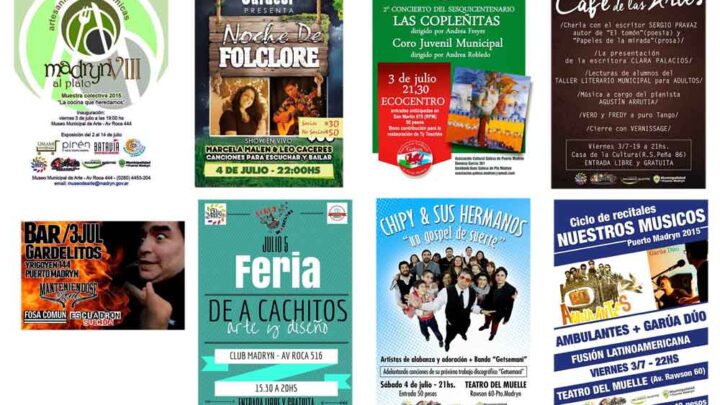 AGENDA CULTURAL EN PUERTO MADRYN