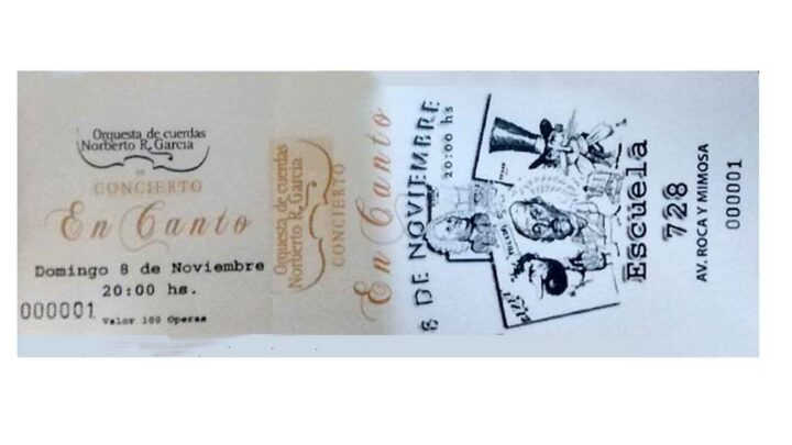 CONCIERTO DE LA ORQUESTA «NORBERTO GARCIA» EN LA ESCUELA 728