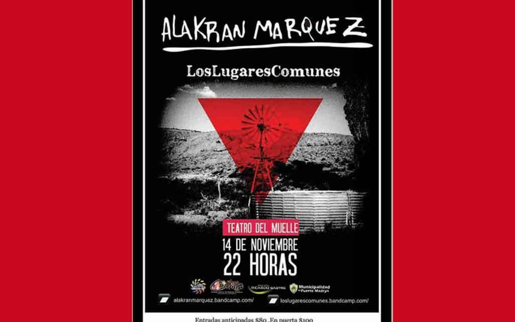 “ALAKRAN” MÁRQUEZ Y “LOS LUGARES COMUNES” EN EL TEATRO DEL MUELLE