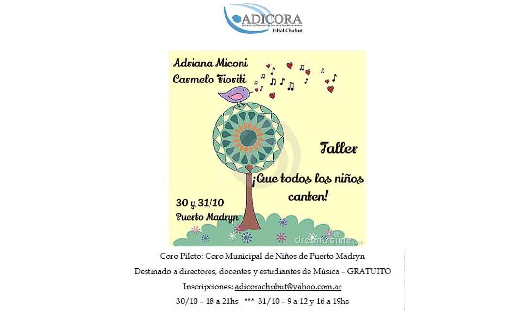TALLER «QUE TODOS LOS NIÑOS CANTEN»