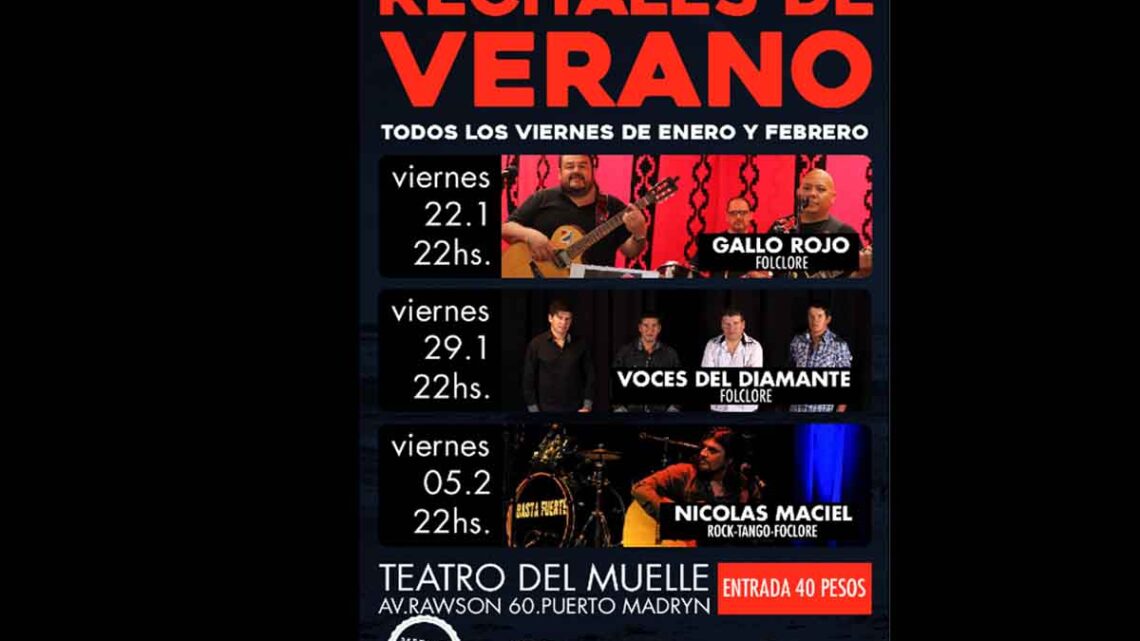 CICLO “RECITALES DE VERANO” EN EL TEATRO DEL MUELLE