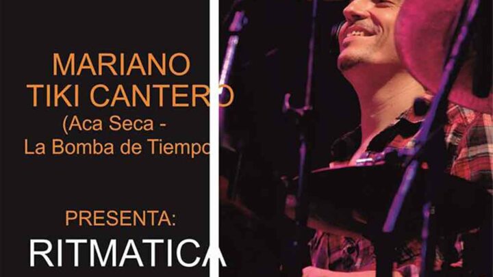 BATERIA Y PERCUSION CON MARIANO TIKI CANTERO