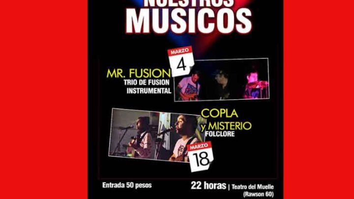 “NUESTROS MÚSICOS” EN EL TEATRO DEL MUELLE