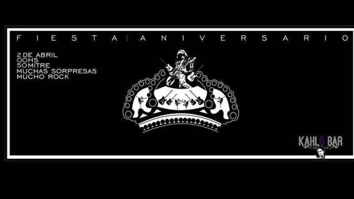 ANIVERSARIO EN KAHLO BAR