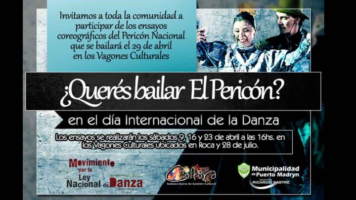 CONVOCATORIA PARA BAILAR EL PERICÓN
