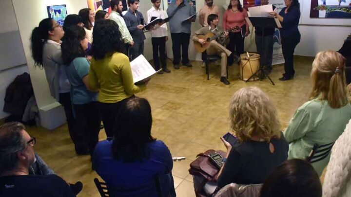 SE PRESENTÓ EL GRUPO VOCAL TRAMA