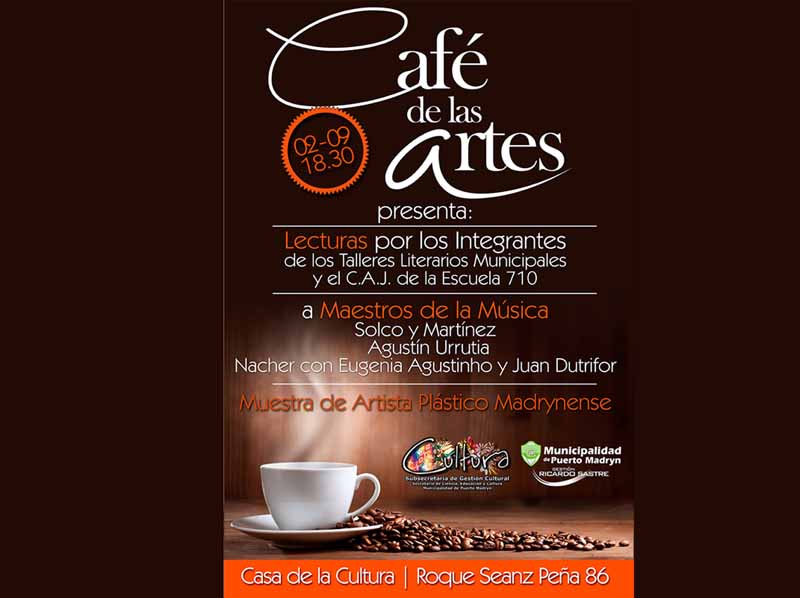 NUEVA EDICIÓN DEL “CAFÉ DE LAS ARTES”