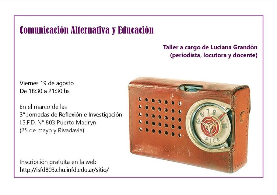 COMUNICACIÓN ALTERNATIVA Y EDUCACION