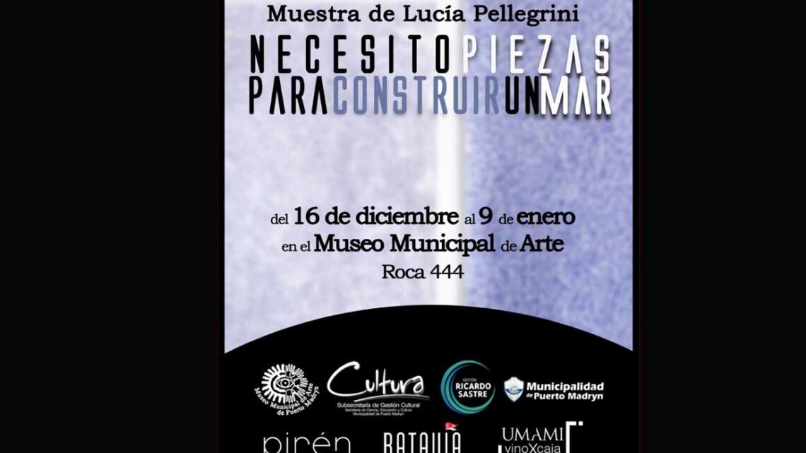 LUCÍA PELLEGRINI EXPONDRÁ SUS OBRAS EN EL MMA