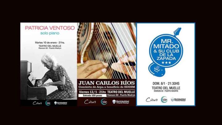 MUSICA X 3 EN EL TEATRO DEL MUELLE