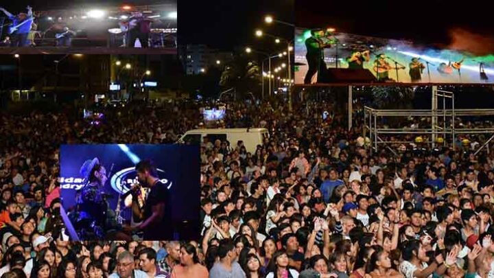 CARNAVAL CON CHILA JATUN CERRO EN LA COSTA DE MADRYN