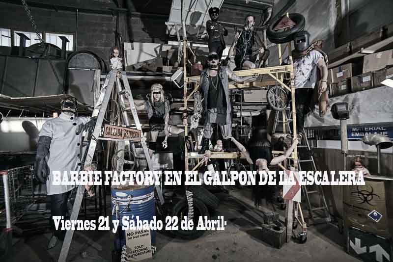BARBIE FACTORY EN EL GALPON DE LA ESCALERA
