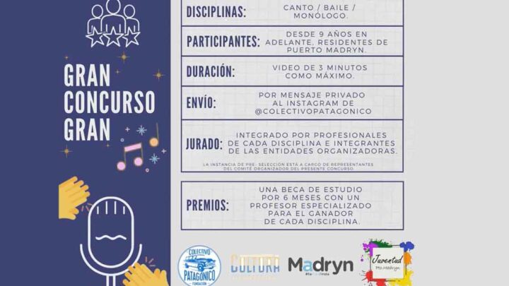 CONCURSO DE CANTO, BAILE Y MONOLOGO