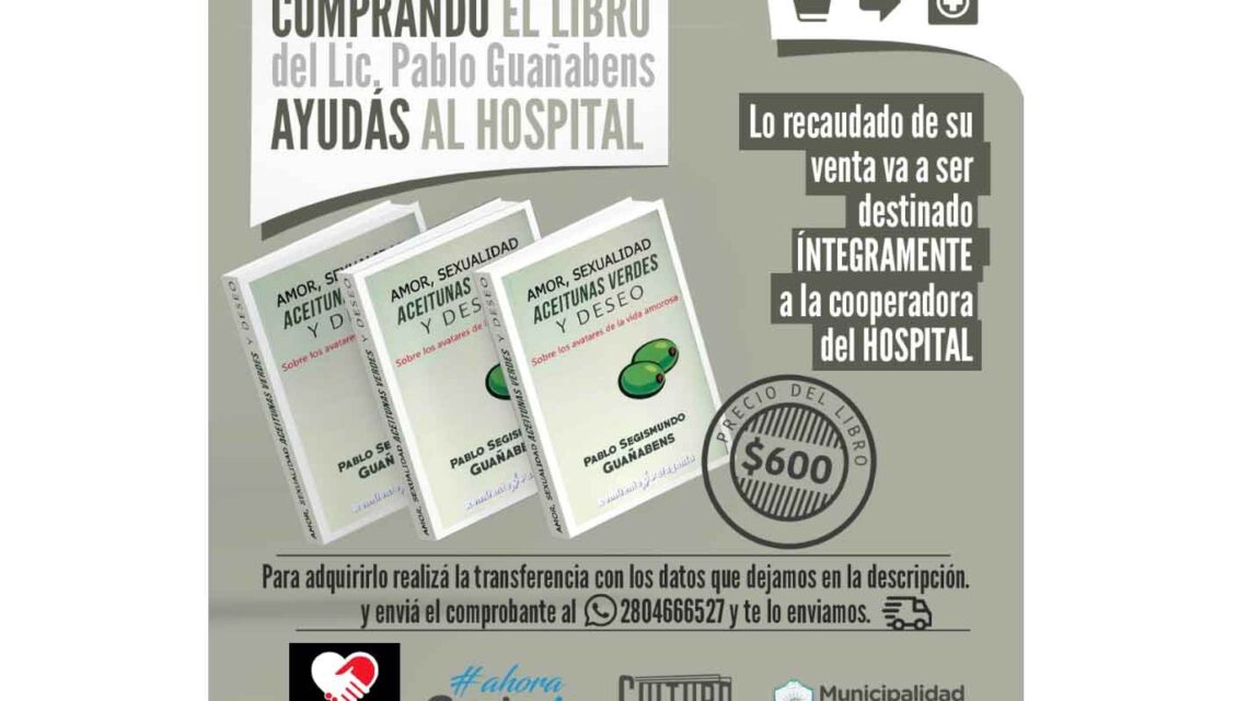 VENTA DE LIBRO A BENEFICIO DE LA COOPERADORA DEL HOSPITAL ISOLA