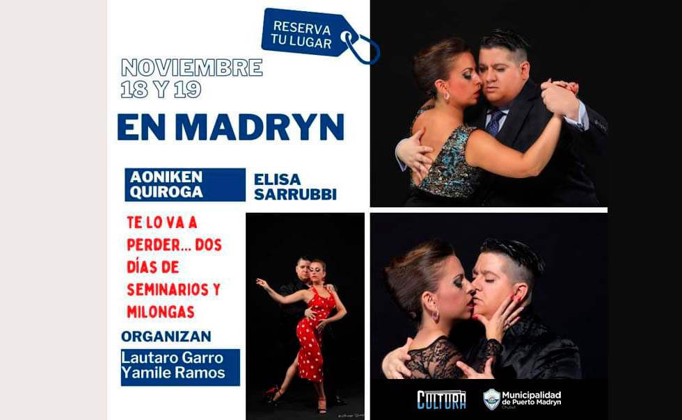 SEMINARIO DE MILONGA CON EL MAESTRO AONIKEN QUIROGA Y ELISA SARRUBB